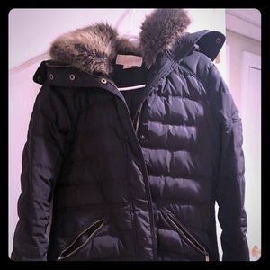 Michael kors mid length puffer